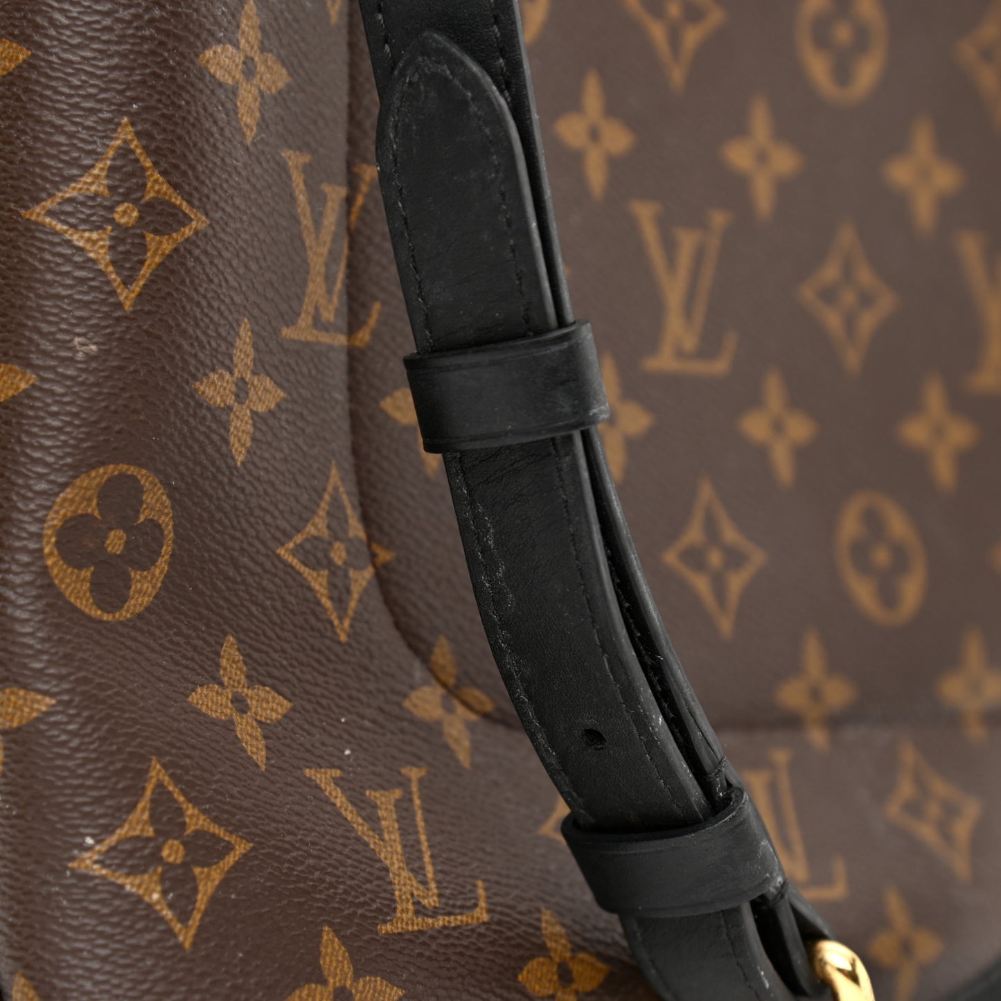Monogram Flower Tote Black