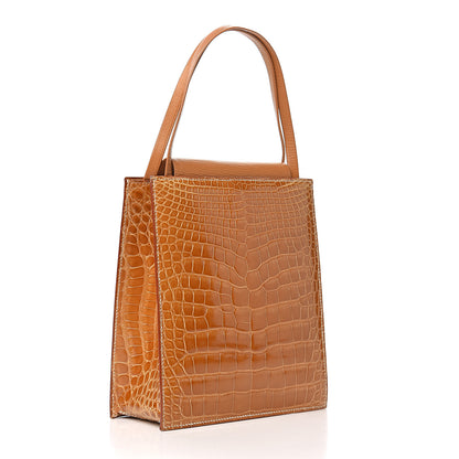 Hermes Shiny Alligator Lucy Tote 1 of 7