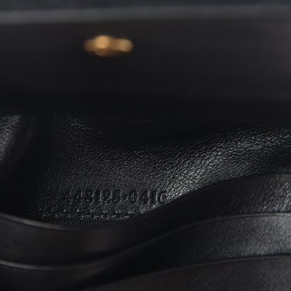 Gucci Calfskin Matelasse GG Marmont Card Case Black 7 of 8
