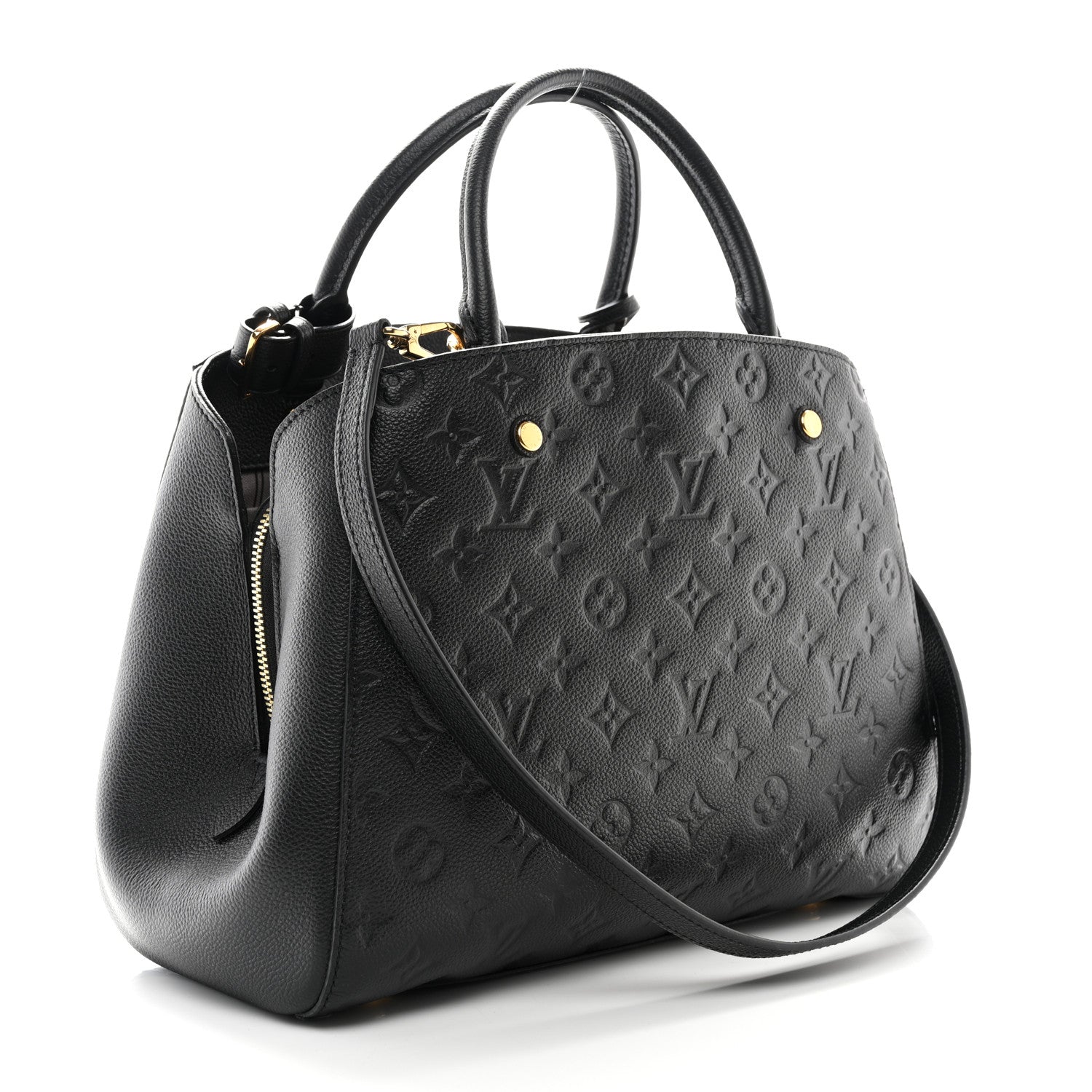 Louis Vuitton Empreinte Montaigne MM Black 3 of 9
