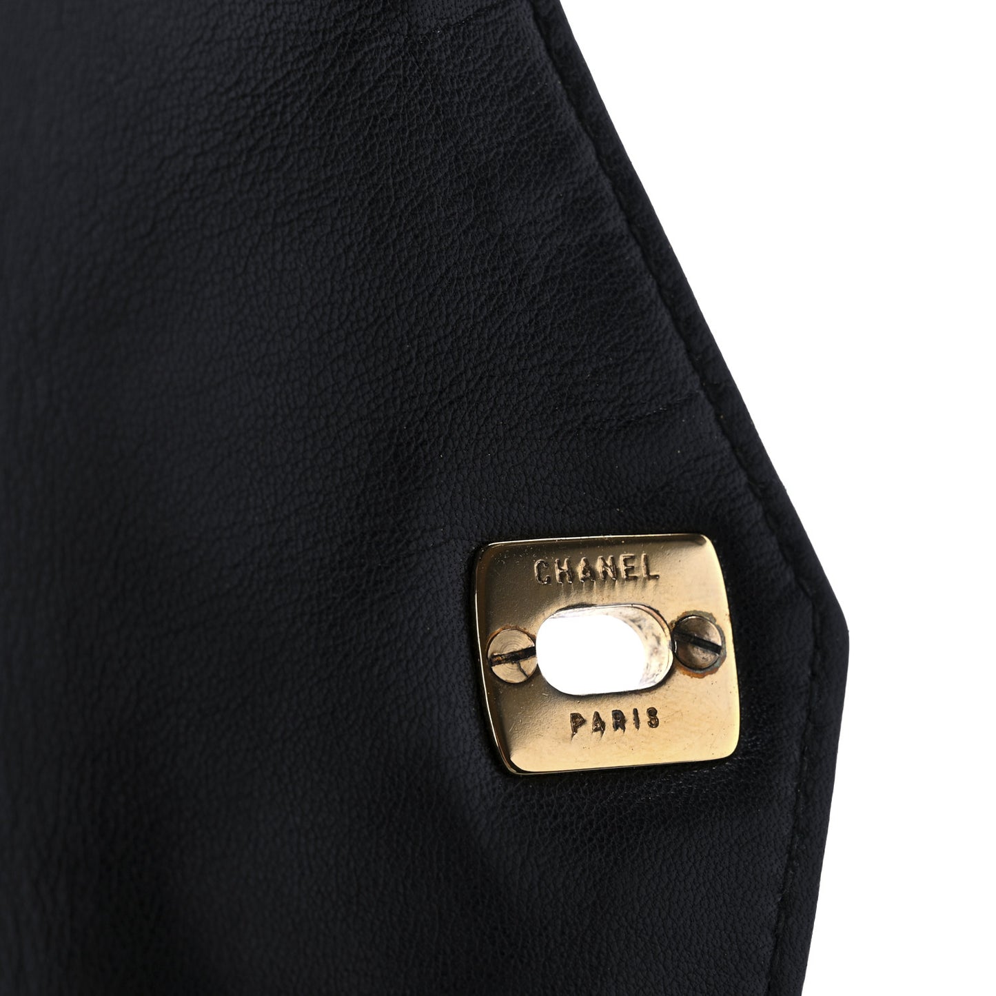 Lambskin Quilted Flap Waist Belt Bag Black