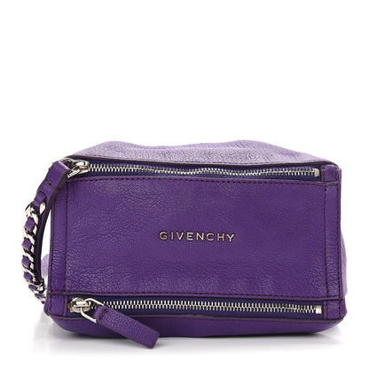 Givenchy Sugar Goatskin Pandora Wristlet Purple 1 of 10