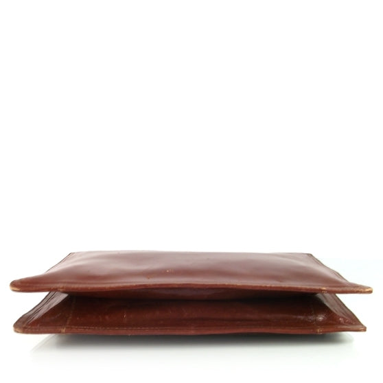 Vintage Leather Shoulder Bag Cognac