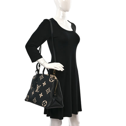Louis Vuitton Empreinte Monogram Giant Grand Palais Black Beige 2 of 8