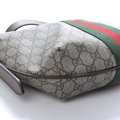Gucci GG Supreme Monogram Web Small Ophidia Half Moon Hobo Brown 8 of 10