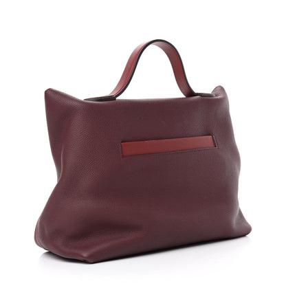 Hermes Togo Swift 24/24 35 Bordeaux Rouge H 3 of 13