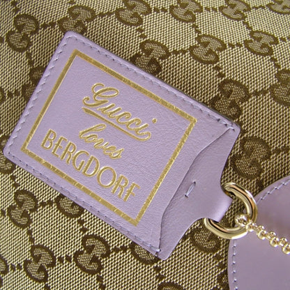 Gucci GG Monogram Loves Bergdorf Large Jolie Tote Purple 7 of 10