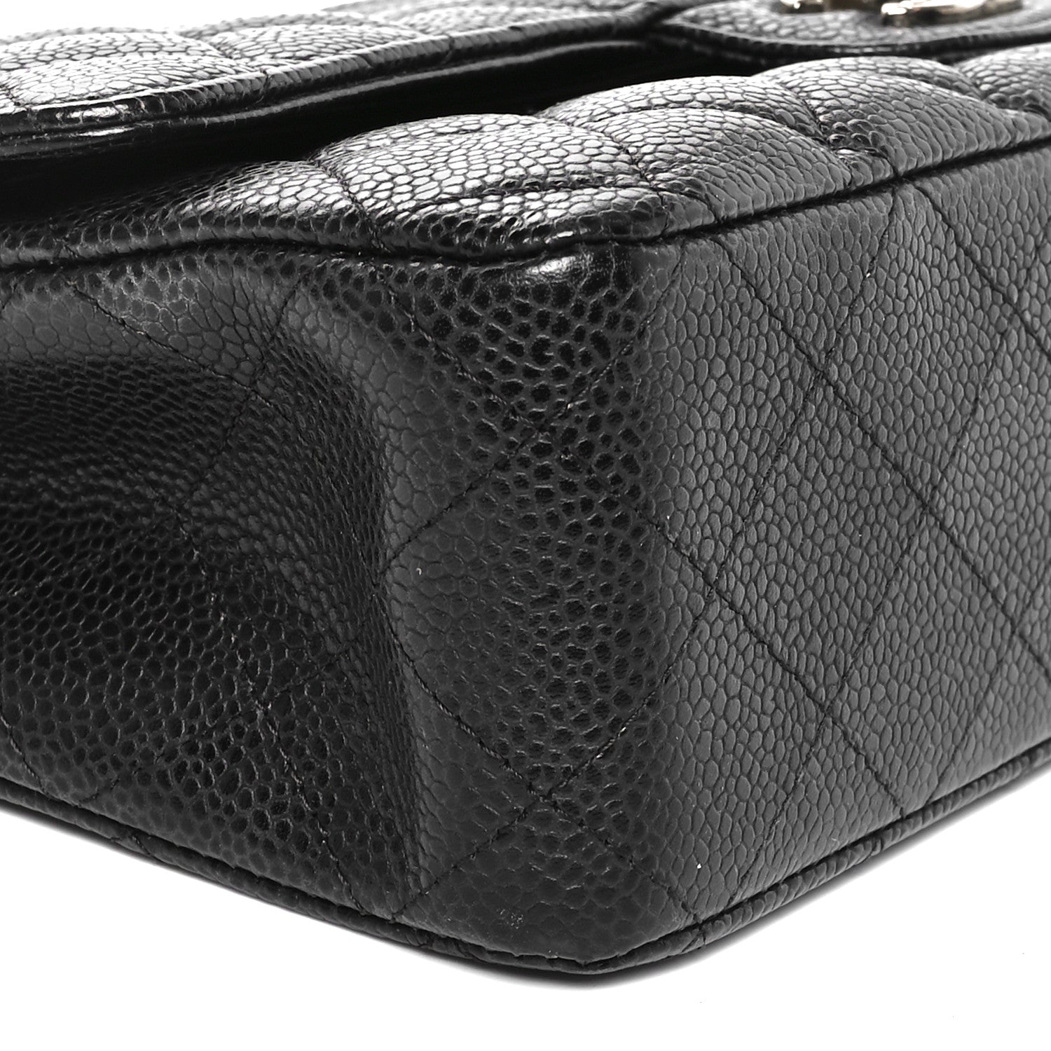 Chanel Caviar Quilted Medium Double Flap Black 9 of 10