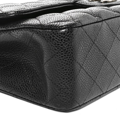Chanel Caviar Quilted Medium Double Flap Black 9 of 10