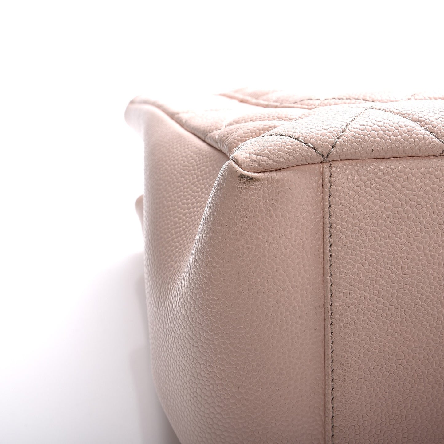 Caviar Quilted Grand Shopping Tote GST Light Pink