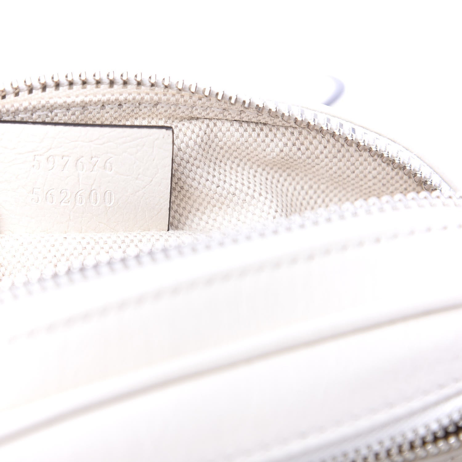 Gucci Fluffy Calfskin Mini Morpheus Belt Bag 90 36 White 9 of 11