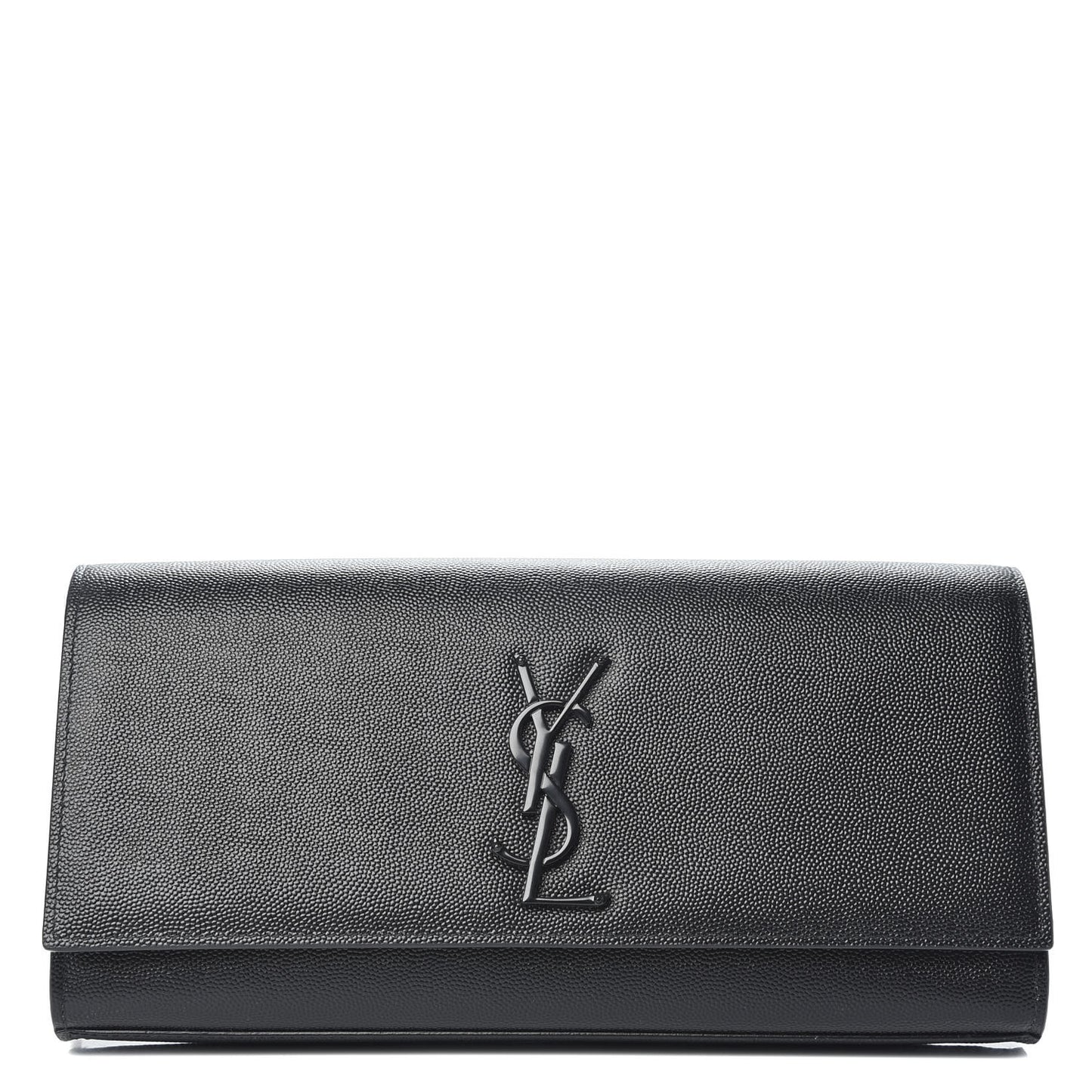 Grain De Poudre Monogram Cassandre Clutch Black