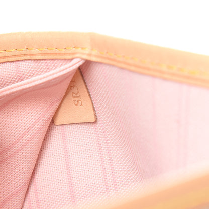 Louis Vuitton Damier Azur Neo Neverfull MM Rose Ballerine 7 of 11