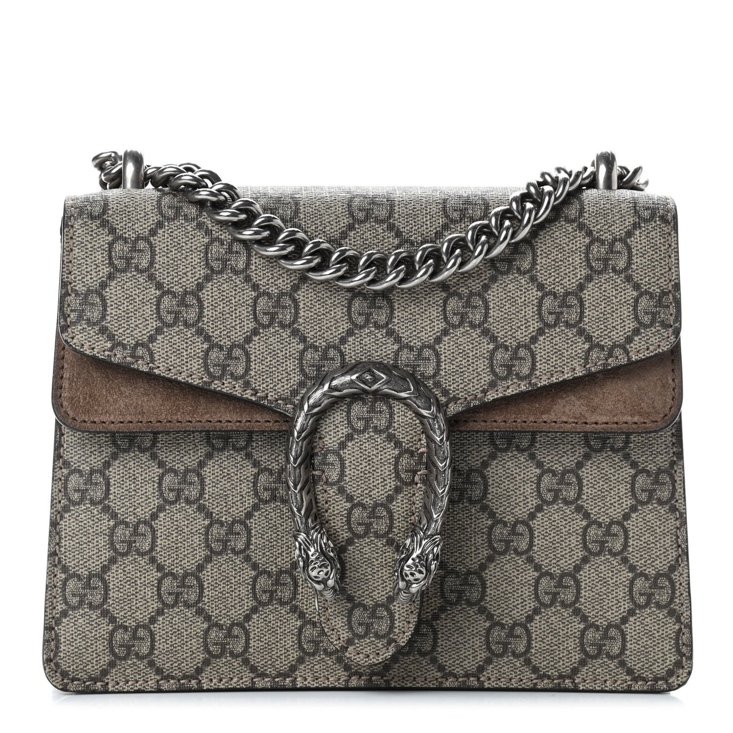 GG Supreme Monogram Mini Dionysus Shoulder Bag Taupe