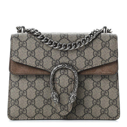 Gucci GG Supreme Monogram Mini Dionysus Shoulder Bag Taupe 1 of 17