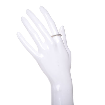 Van Cleef & Arpels 18K White Gold Medium Perlee Ring 59 8.75 2 of 5