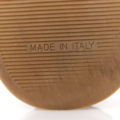 Chanel Cord Lambskin Quilted Logo Mules 37 Black 7 of 11