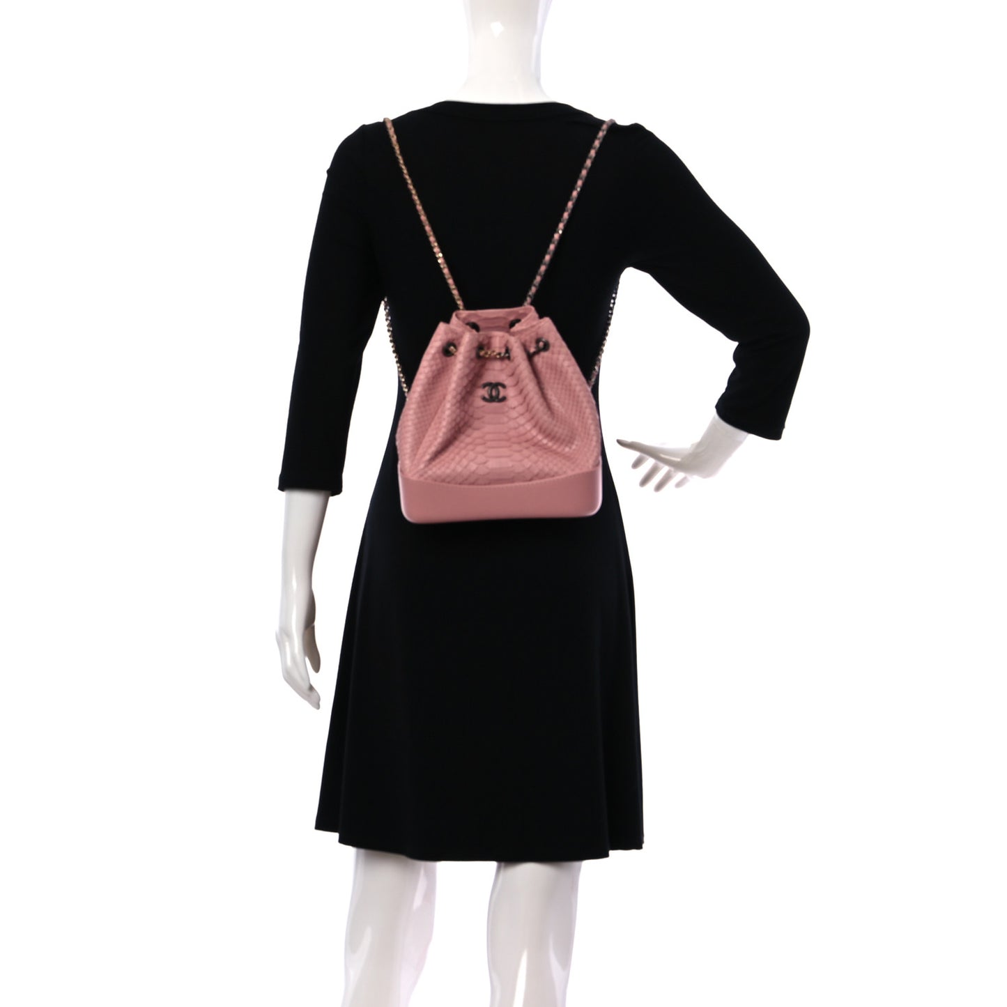 Python Small Gabrielle Backpack Light Pink