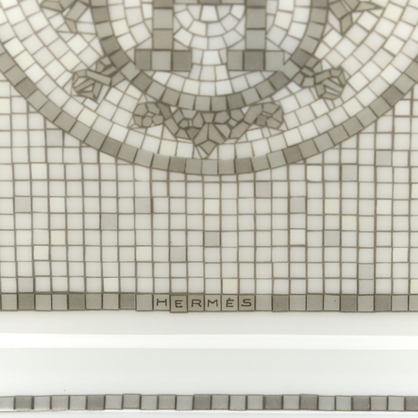 Porcelain Mosaique Au 24 Sushi Plate Platine