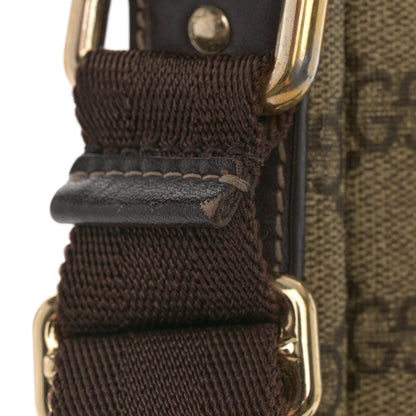 Gucci GG Plus Monogram Small Flap Messenger Bag Beige Dark Brown 12 of 12