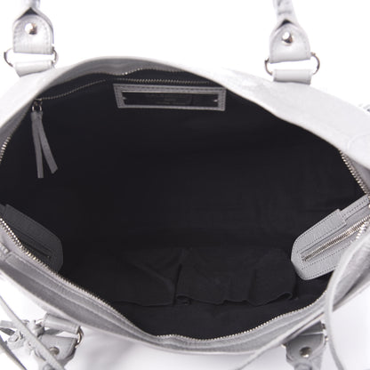Balenciaga Agneau Classic Silver Hardware City Gris Haussmannien 5 of 10