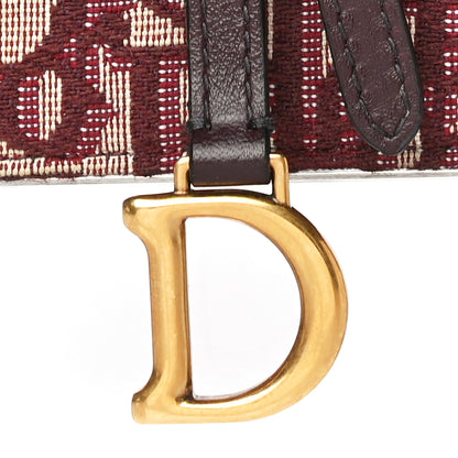 Christian Dior Oblique Saddle Belt Bag Bordeaux 17 of 19