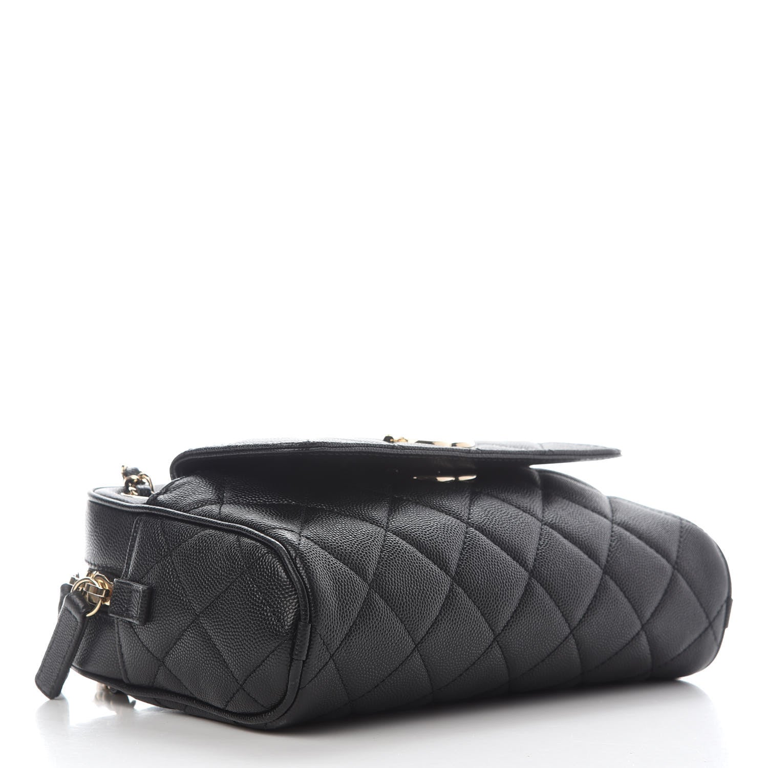 Chanel Caviar Quilted Small In & Out Camera Case Black 4 of 9