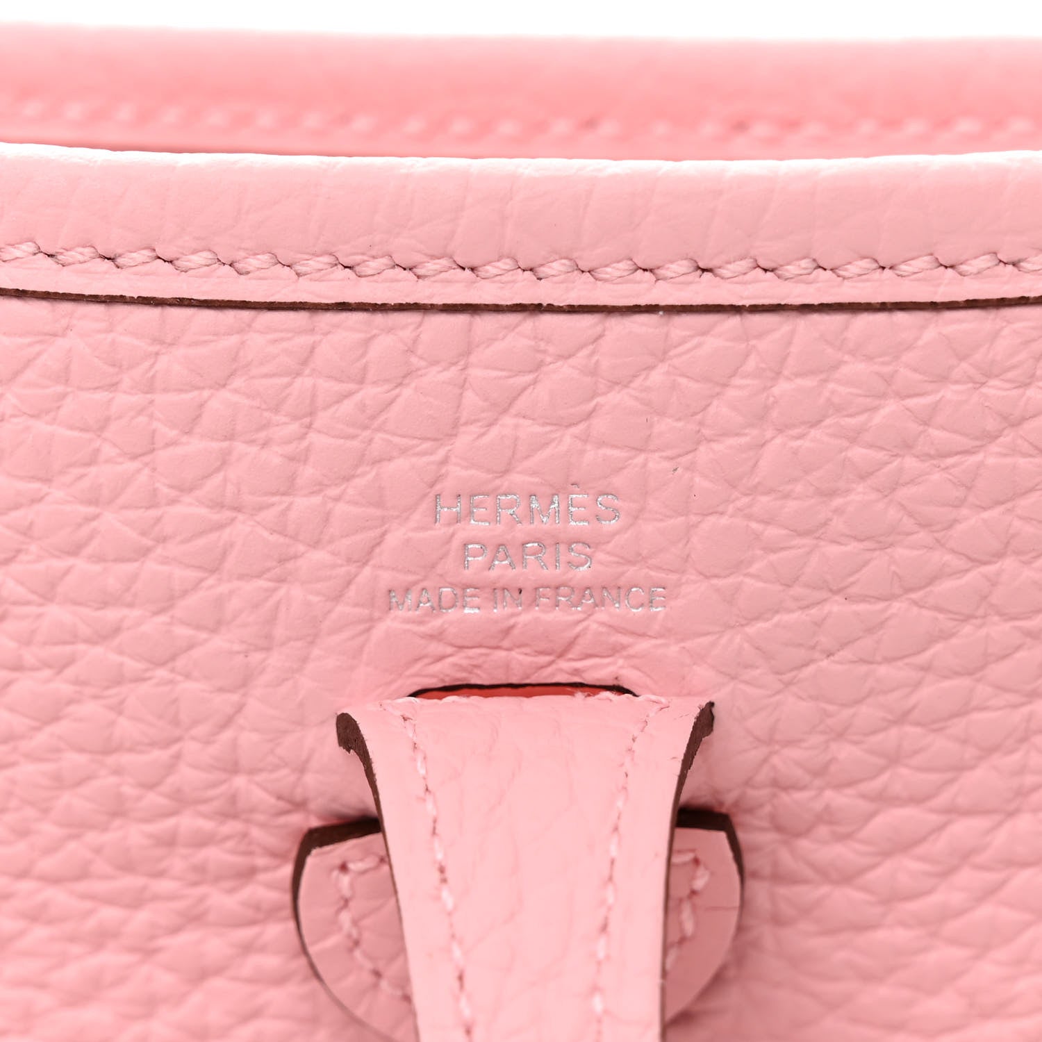 Hermes Taurillon Clemence Evelyne TPM Rose Sakura 6 of 11