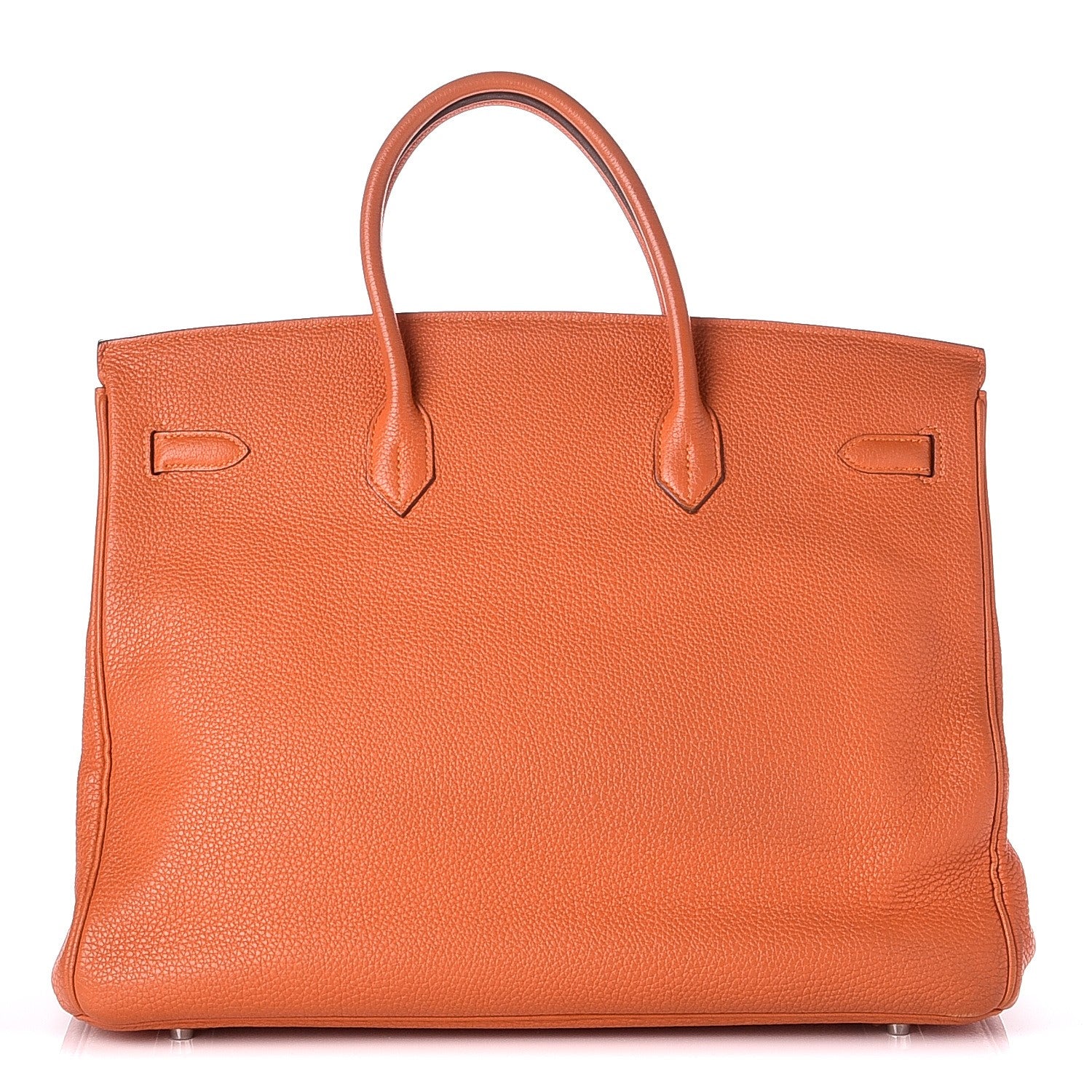 Hermes Taurillon Clemence Birkin 40 Orange 5 of 35
