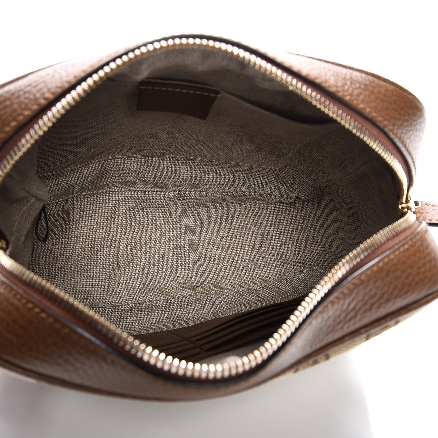 Monogram Mini Bree Messenger Bag Beige Tabacco