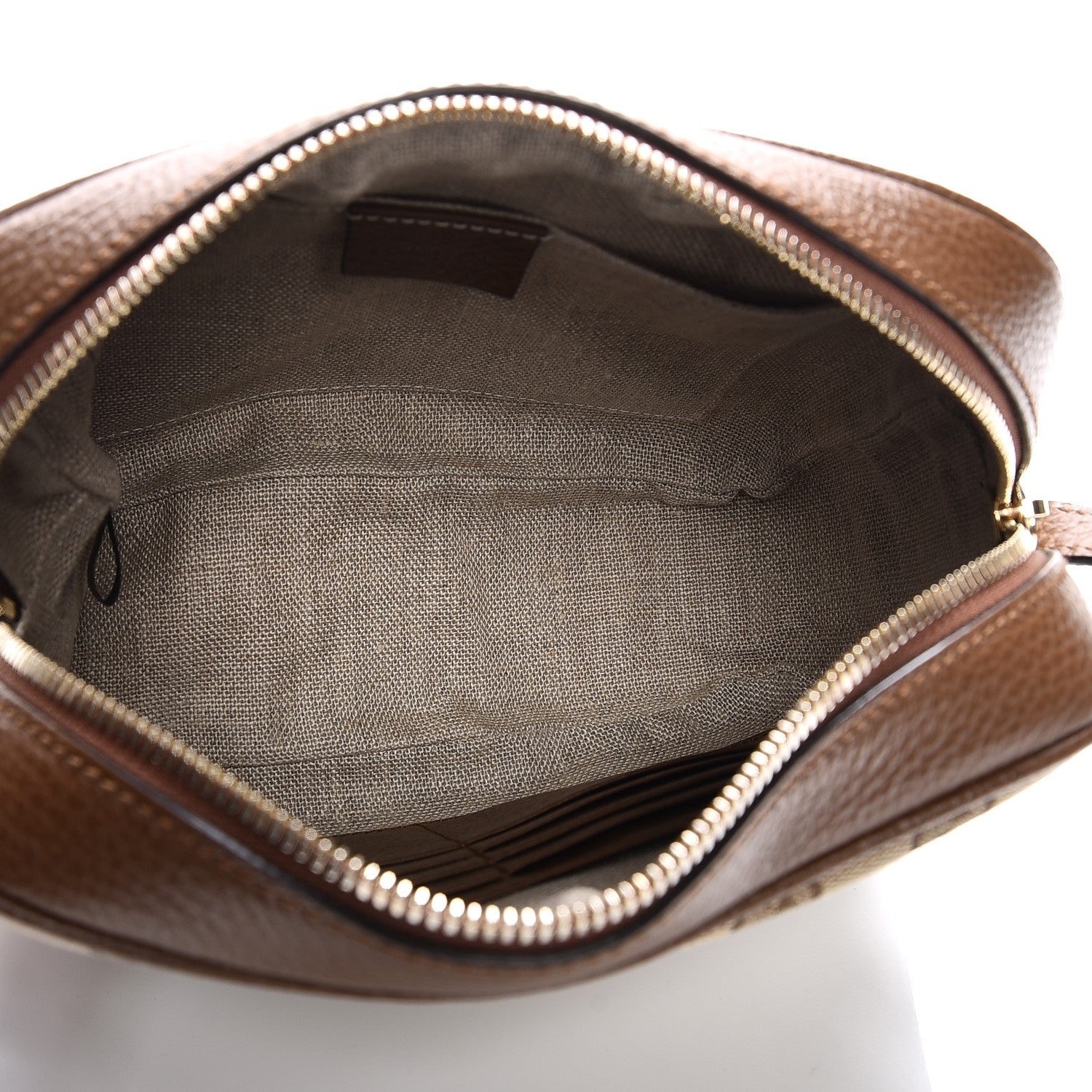 Gucci Monogram Mini Bree Messenger Bag Beige Tabacco 5 of 7
