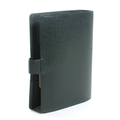 Louis Vuitton Taiga Agenda Medium Ring Epicea 3 of 7