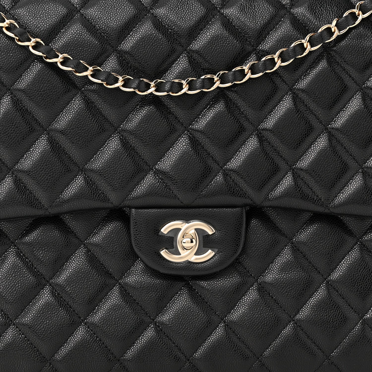 Chanel Caviar Quilted XXL Travel Flap Bag Black 8 of 11
