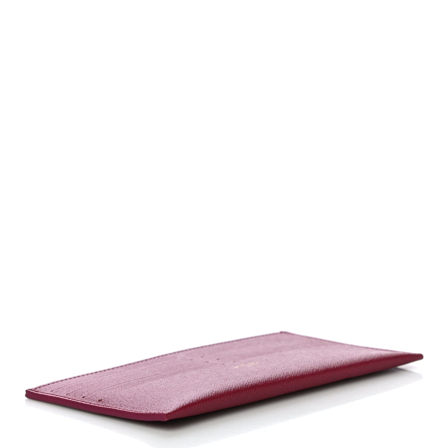 Calfskin Felicie Card Holder Insert Fuchsia