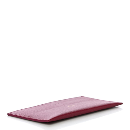 Louis Vuitton Calfskin Felicie Card Holder Insert Fuchsia 4 of 8