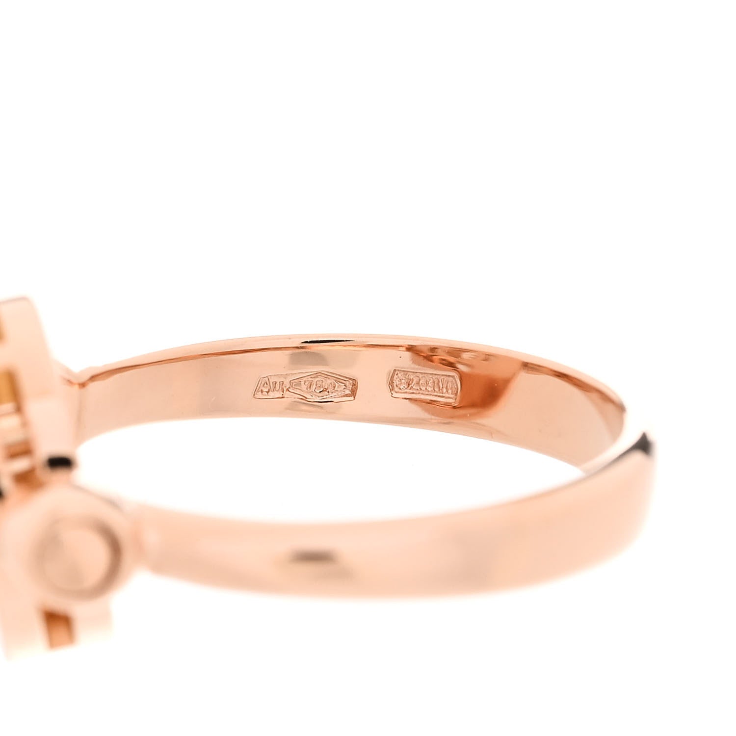 Bulgari 18K Rose Gold Diamond Bvlgari Bvlgari Ring 48 4.5 4 of 5