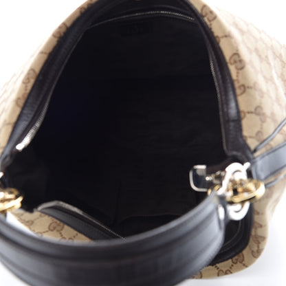 Gucci Monogram Large GG Twins Hobo Dark Brown 5 of 9