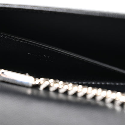 Saint Laurent Grain De Poudre Small Monogram Kate Satchel Black 6 of 10