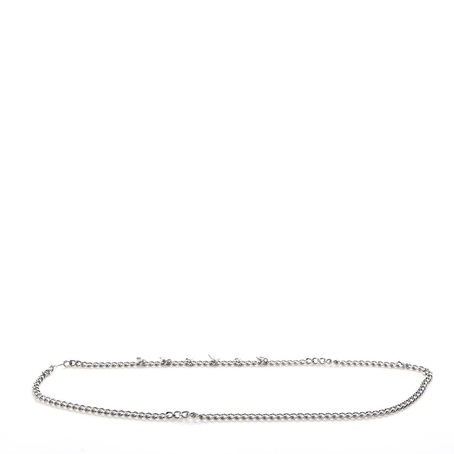 CC Chain Logo Belt Silver
