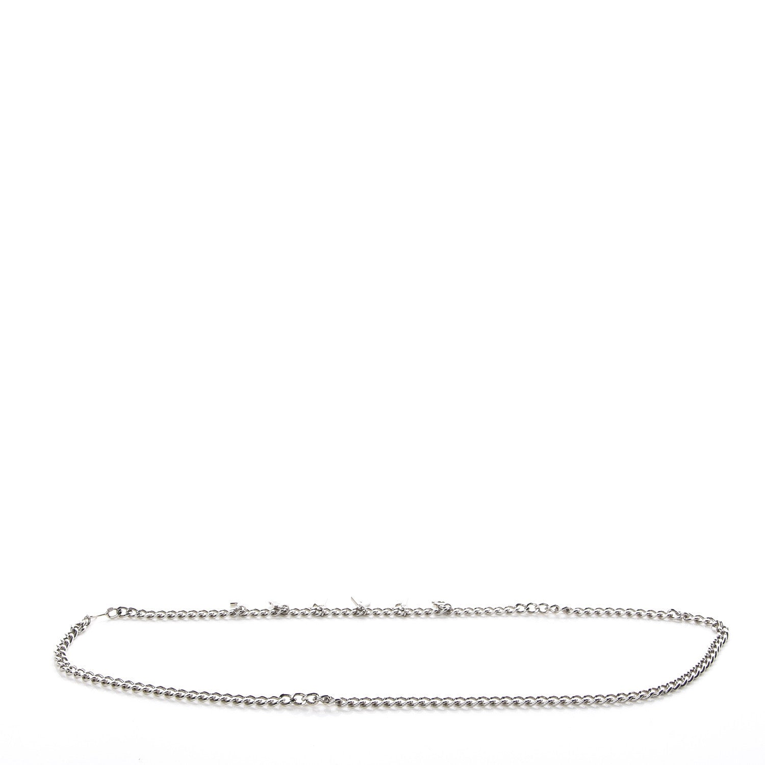 Chanel CC Chain Logo Belt Silver 3 of 5