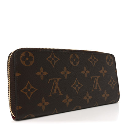 Louis Vuitton Monogram Clemence Wallet Fuchsia 3 of 6