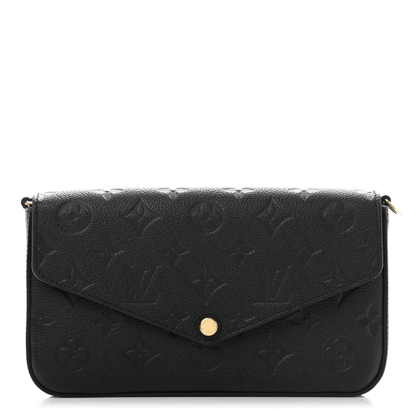 Empreinte Pochette Felicie Chain Wallet Black