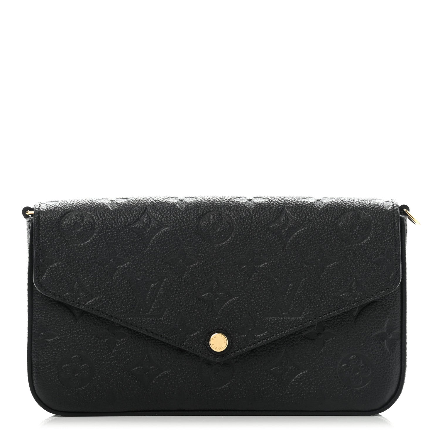 Louis Vuitton Empreinte Pochette Felicie Chain Wallet Black 1 of 6