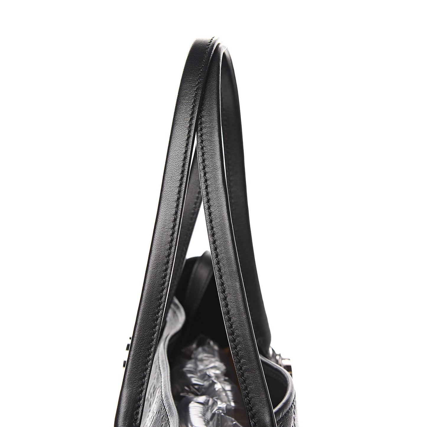 Guccissima Medium GG Twins Shoulder Bag Black