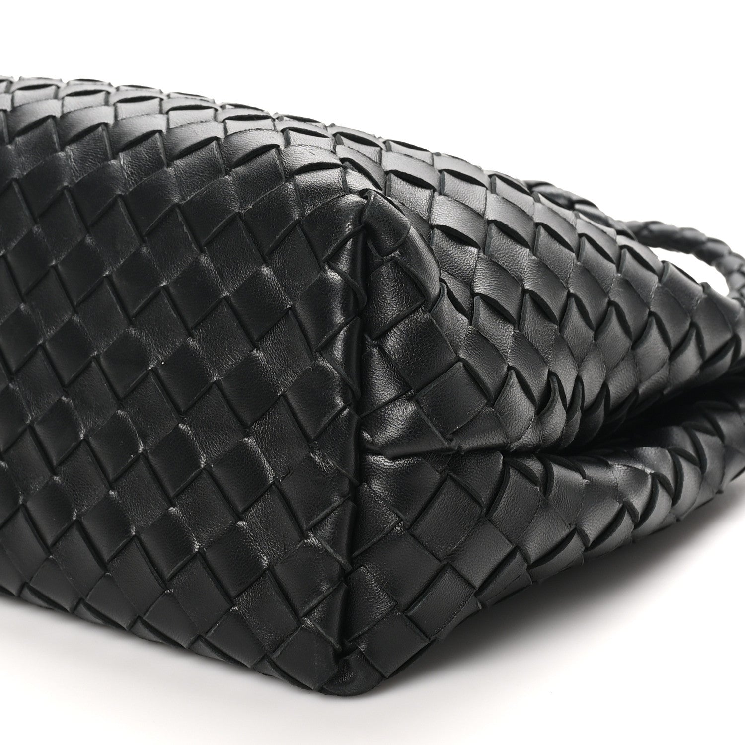 Bottega Veneta Nappa Intrecciato Medium Andiamo Shoulder Bag Black 9 of 9