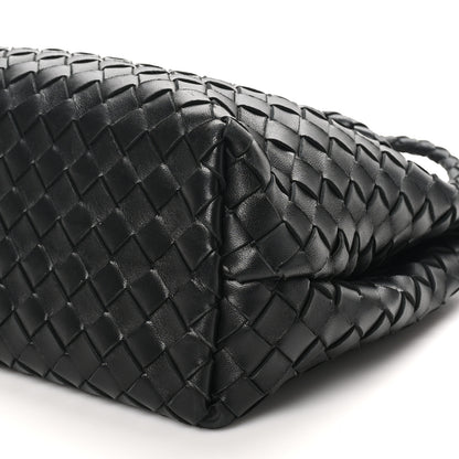 Bottega Veneta Nappa Intrecciato Medium Andiamo Shoulder Bag Black 9 of 9