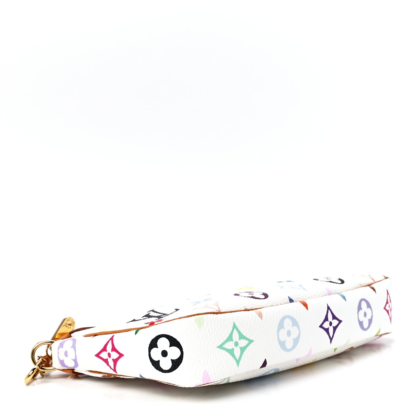 Monogram Multicolor Pochette Accessories White
