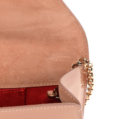 Christian Louboutin Patent Vero Dodat Clutch Nude 11 of 16