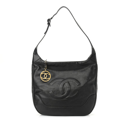 Chanel Caviar CC Hobo Black 1 of 11