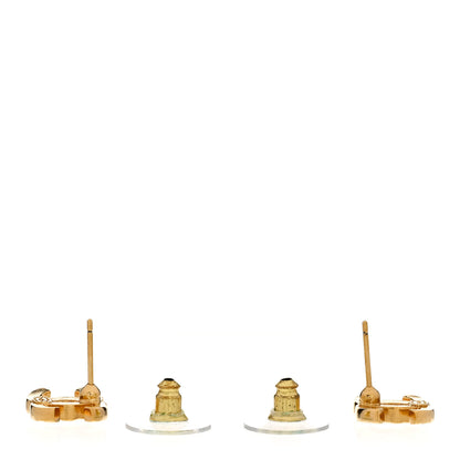 Chanel Quilted CC Earrings Gold 3 of 5